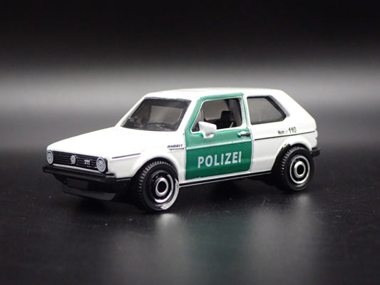 1976 76 VW VOLKSWAGEN GOLF MK1 POLIZEI 1:64 SCALE DIORAMA DIECAST MODEL CAR