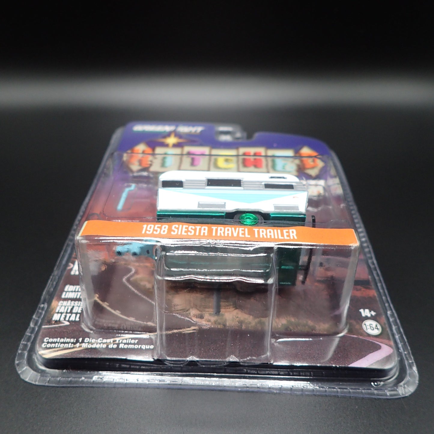 2023 GREENLIGHT HITCHED HOMES 14 1958 SIESTA TRAVEL TRAILER GREEN MACHINE