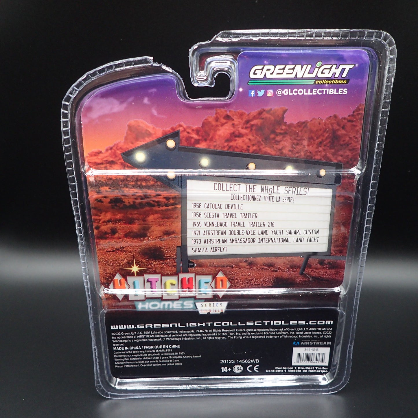 2023 GREENLIGHT HITCHED HOMES 14 1958 SIESTA TRAVEL TRAILER GREEN MACHINE