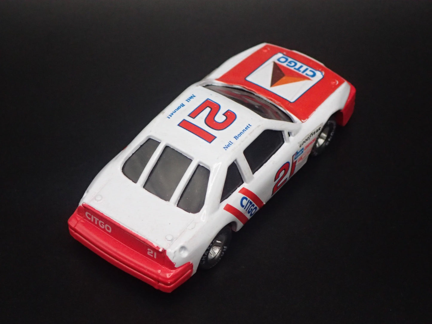 1991 91 FORD THUNDERBIRD 21 GREG TRAMMELL NASCAR 1/64 SCALE DIECAST MODEL CAR