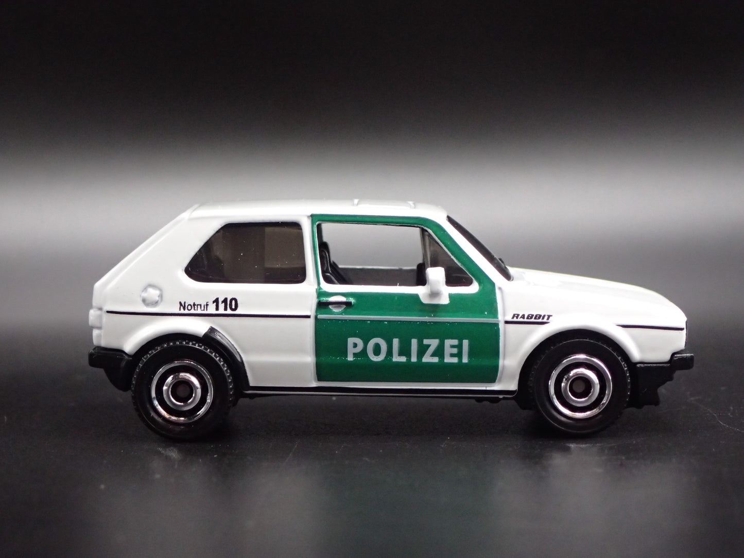 1976 76 VW VOLKSWAGEN GOLF MK1 POLIZEI 1:64 SCALE DIORAMA DIECAST MODEL CAR