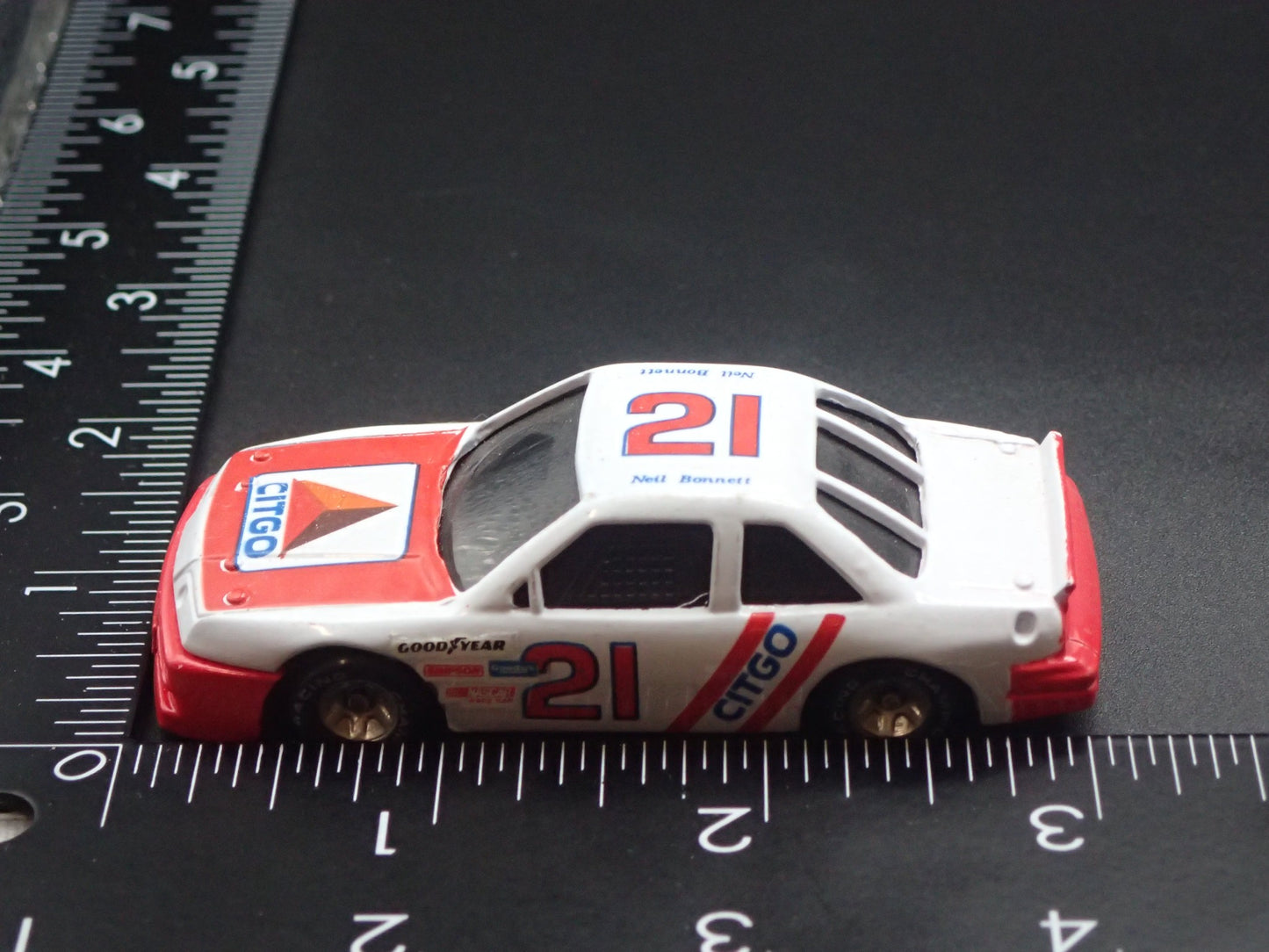 1991 91 FORD THUNDERBIRD 21 GREG TRAMMELL NASCAR 1/64 SCALE DIECAST MODEL CAR