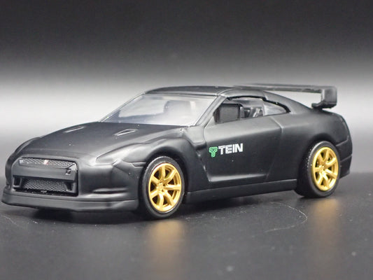 2007-2025 NISSAN GTR R35 SKYLINE TEIN BLACK 1:64 SCALE DIORAMA DIECAST MODEL CAR