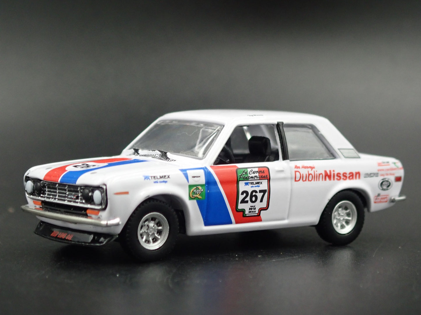 1967-1973 DATSUN 510 BLUEBIRD DUBLIN NISSAN CARRERA 1:64 SCALE DIECAST MODEL CAR