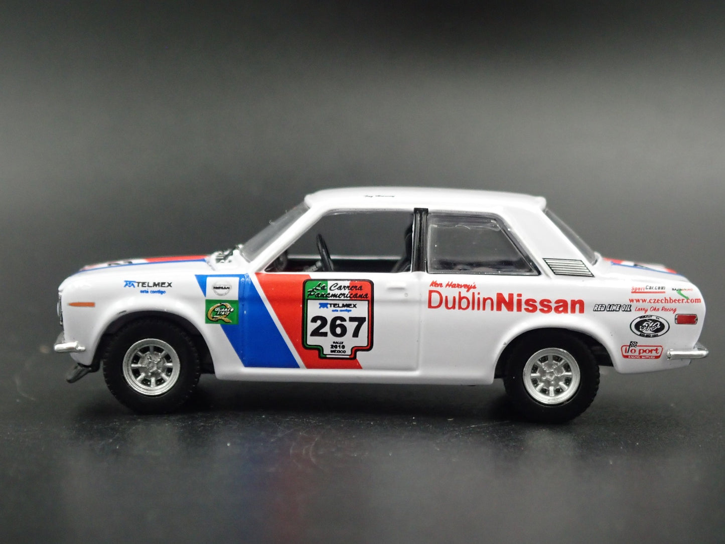 1967-1973 DATSUN 510 BLUEBIRD DUBLIN NISSAN CARRERA 1:64 SCALE DIECAST MODEL CAR