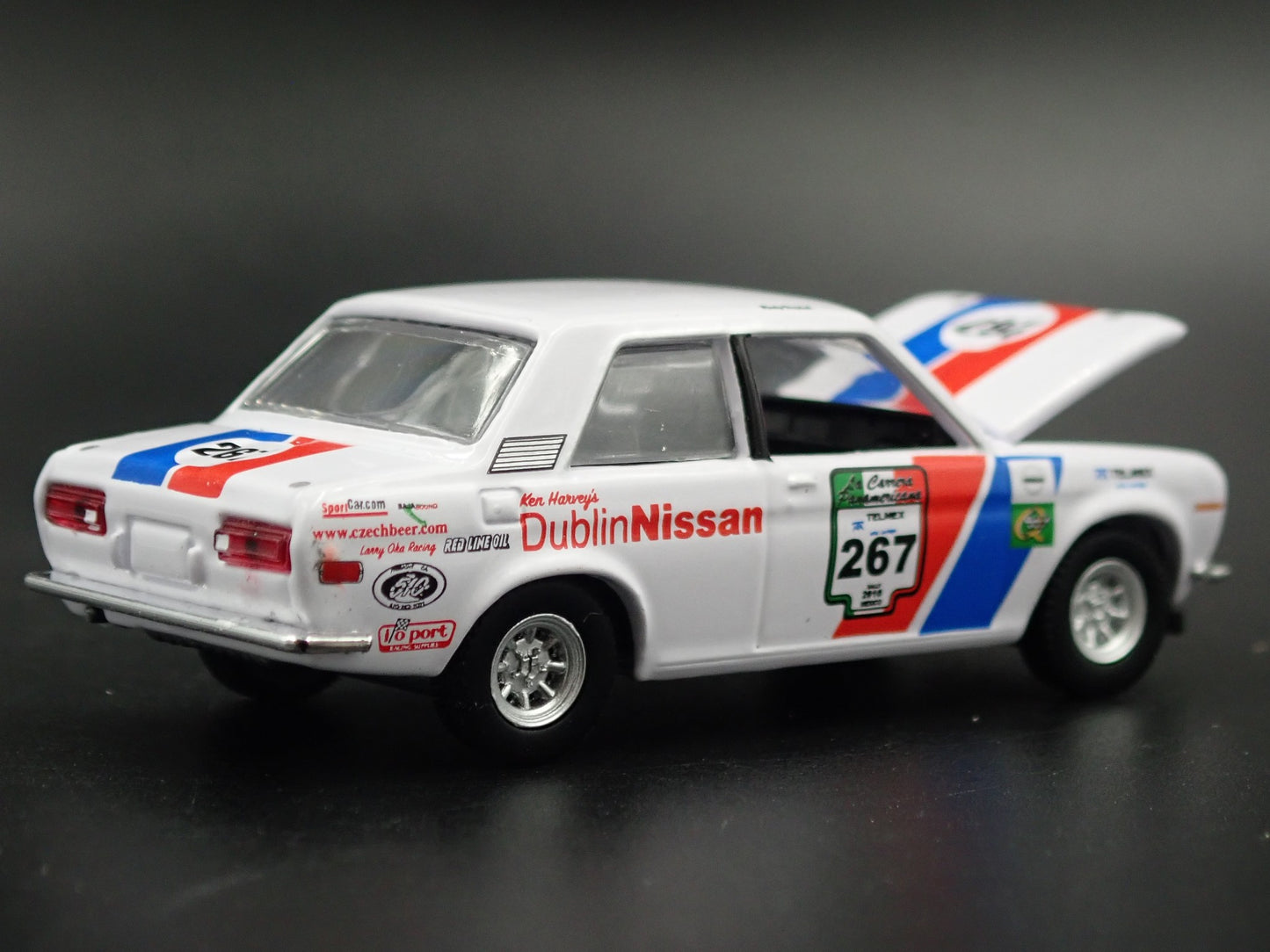 1967-1973 DATSUN 510 BLUEBIRD DUBLIN NISSAN CARRERA 1:64 SCALE DIECAST MODEL CAR