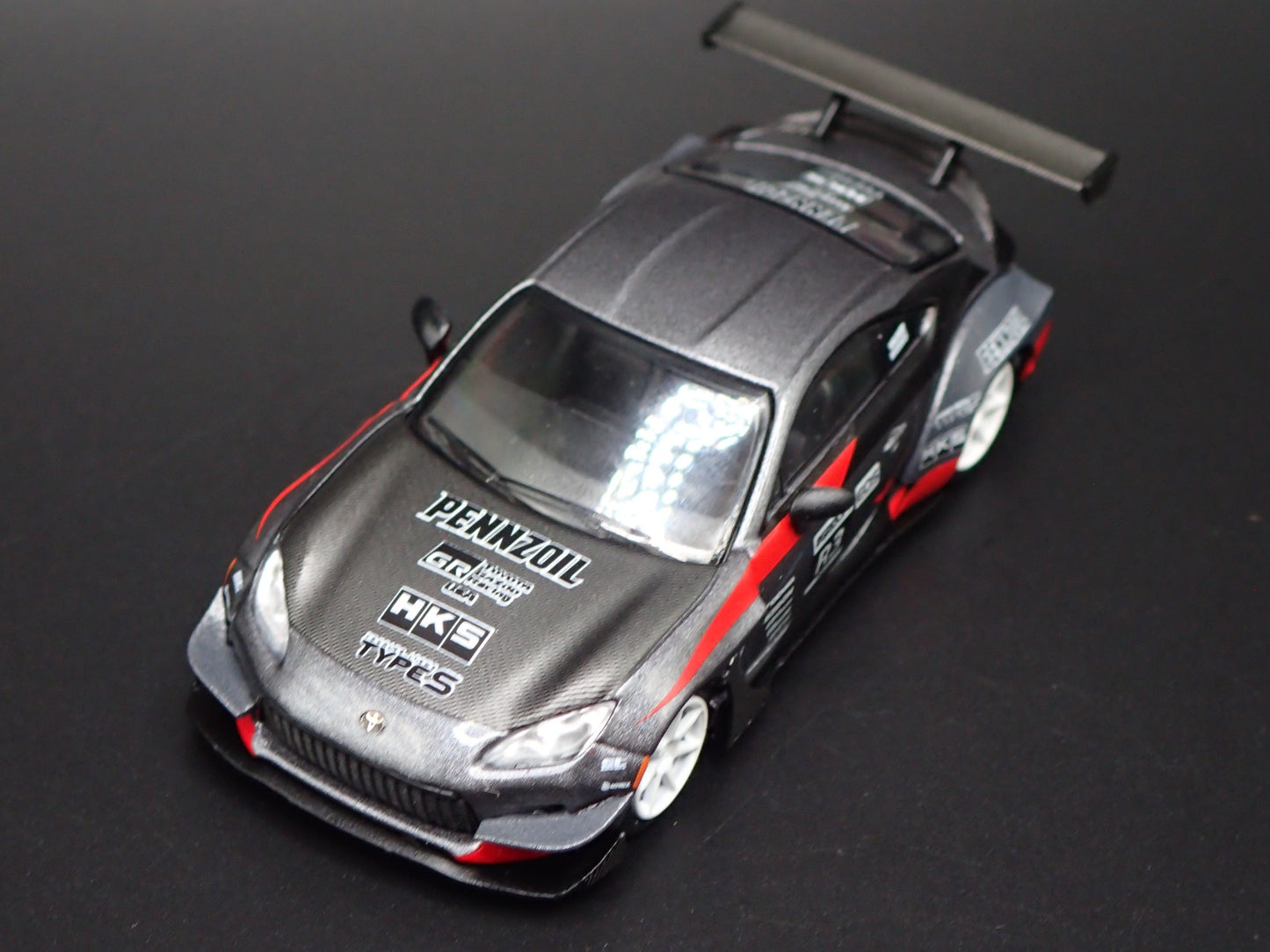 2021-2025 TOYOTA GR86 LARRY CHEN'S HKS TURBOCHARGED 1/64 SCALE DIECAST MODEL CAR