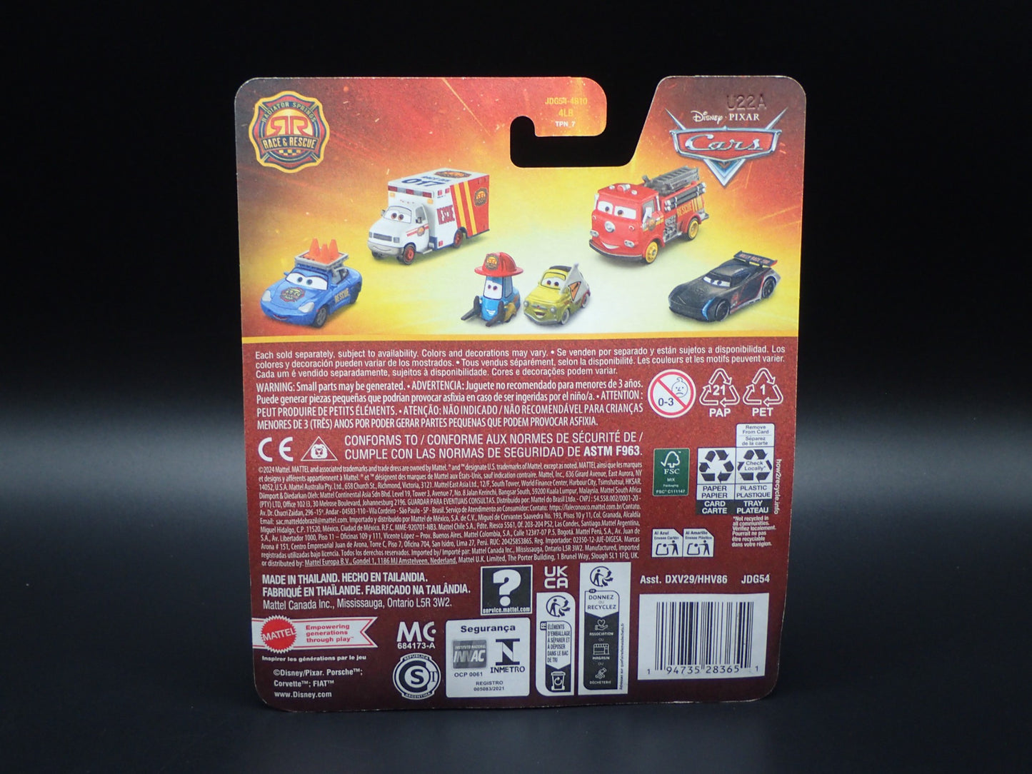 2025 DISNEY PIXAR CARS JEFF GORVETTE RADIATOR SPRINGS RACE & RESCUE MATTEL RARE