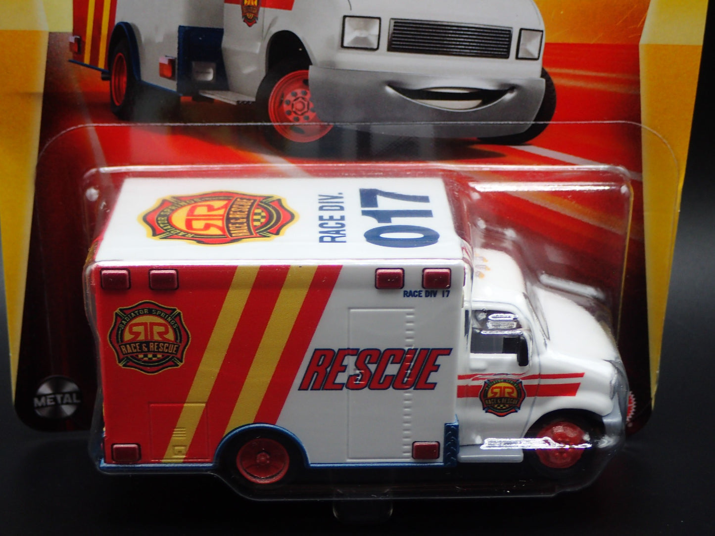 2025 DISNEY PIXAR CARS MORGAN MARTINS RADIATOR SPRINGS RACE & RESCUE MATTEL RARE