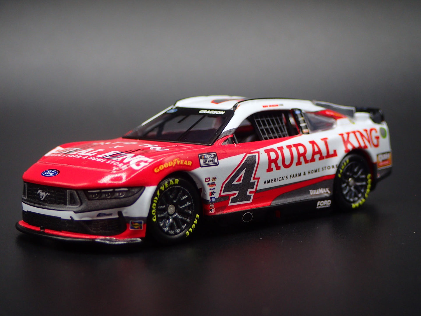 2025 25 FORD MUSTANG #4 NOAH GRAGSON RURAL KING NASCAR 1:64 SCALE DIECAST CAR