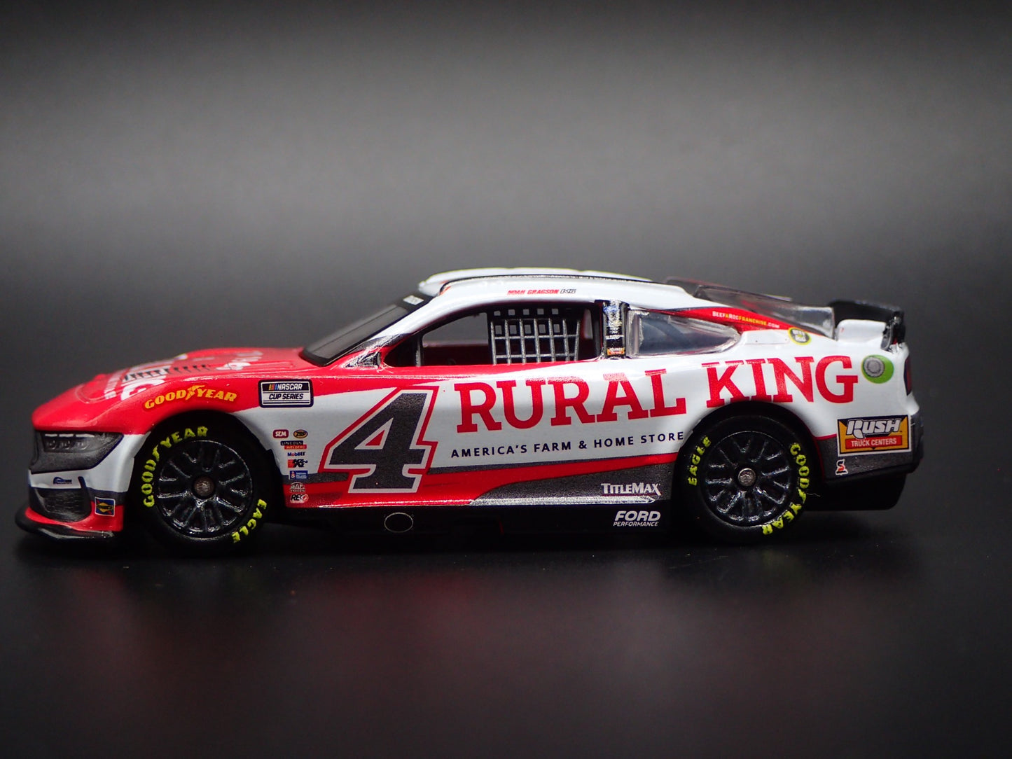 2025 25 FORD MUSTANG #4 NOAH GRAGSON RURAL KING NASCAR 1:64 SCALE DIECAST CAR