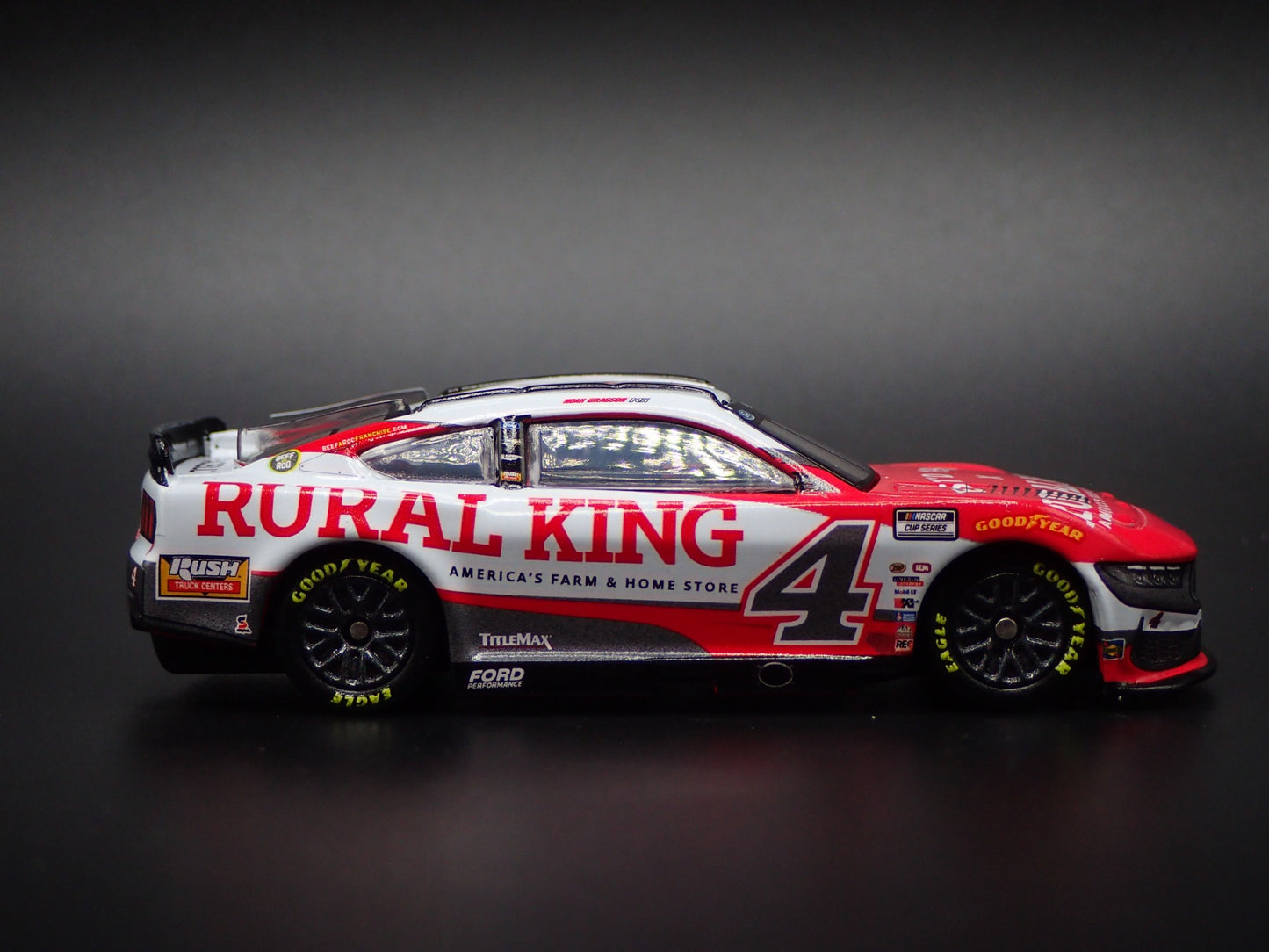 2025 25 FORD MUSTANG #4 NOAH GRAGSON RURAL KING NASCAR 1:64 SCALE DIECAST CAR