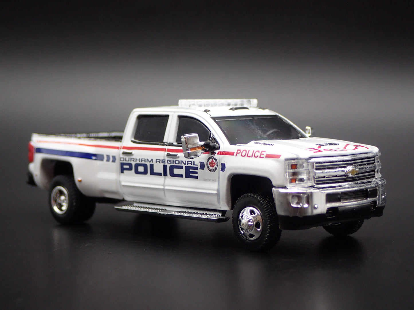 2018 CHEVY SILVERADO 3500HD DUALLY TORONTO POLICE 1:64 SCALE DIECAST MODEL CAR