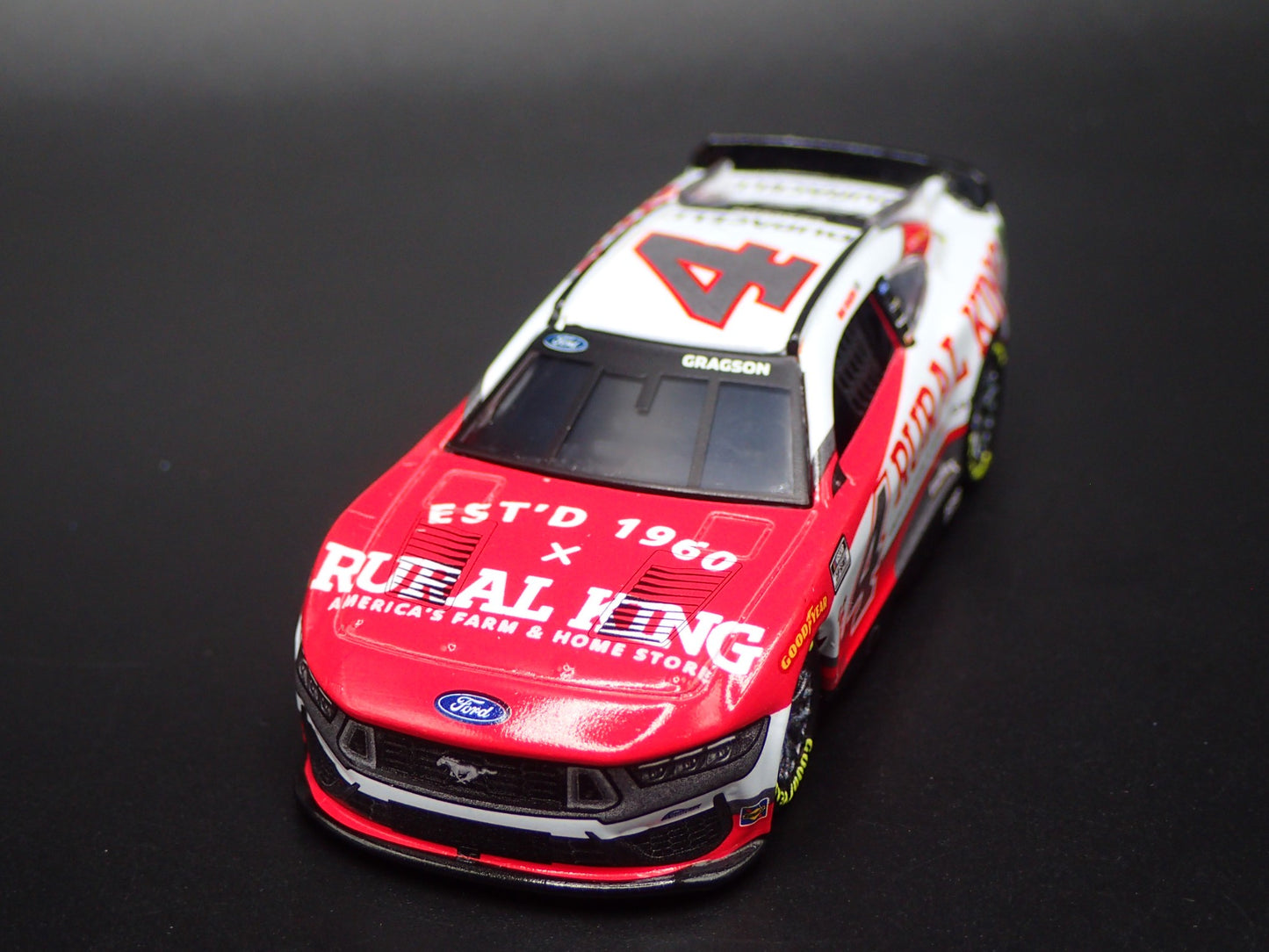 2025 25 FORD MUSTANG #4 NOAH GRAGSON RURAL KING NASCAR 1:64 SCALE DIECAST CAR