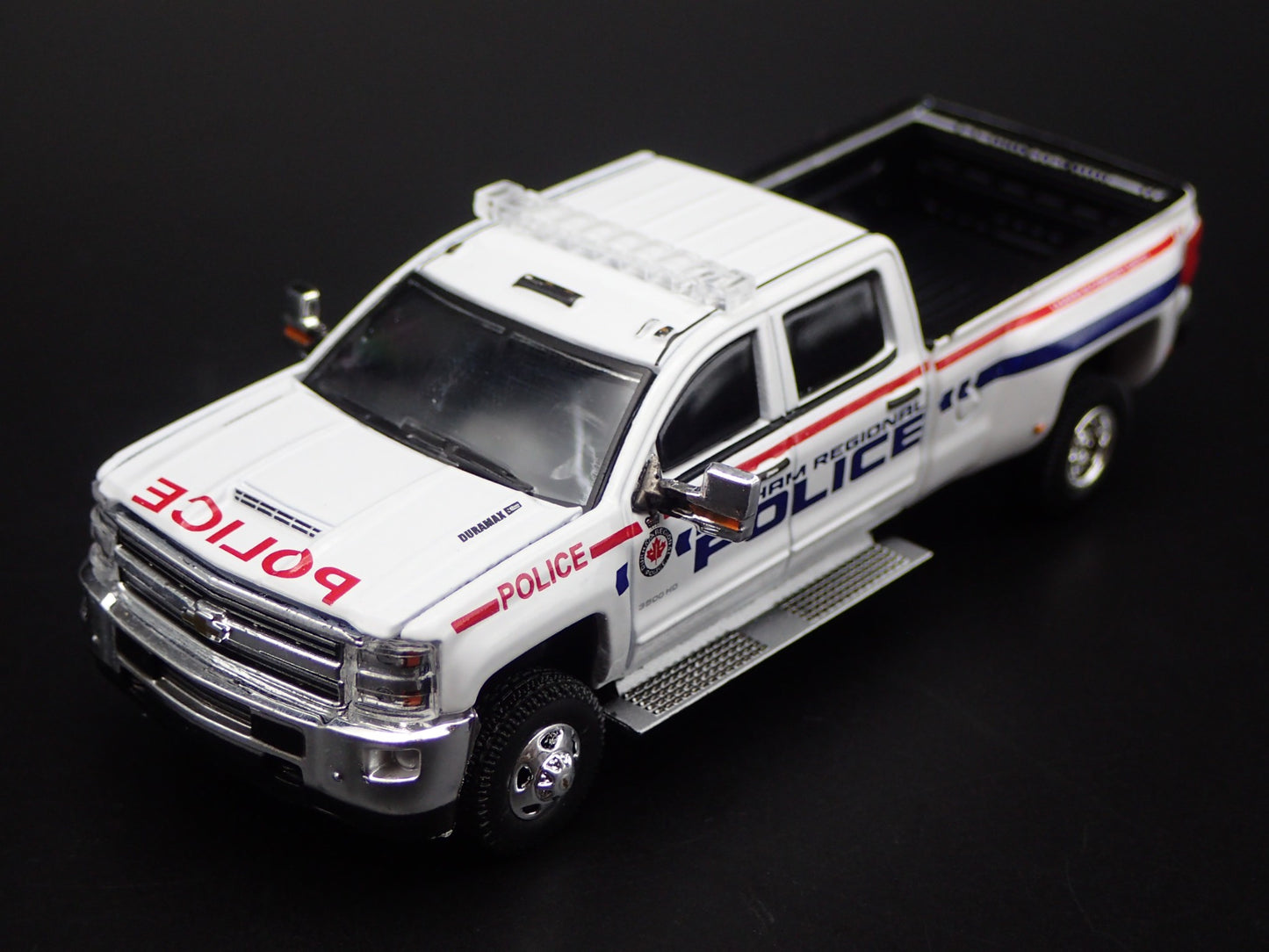 2018 CHEVY SILVERADO 3500HD DUALLY TORONTO POLICE 1:64 SCALE DIECAST MODEL CAR