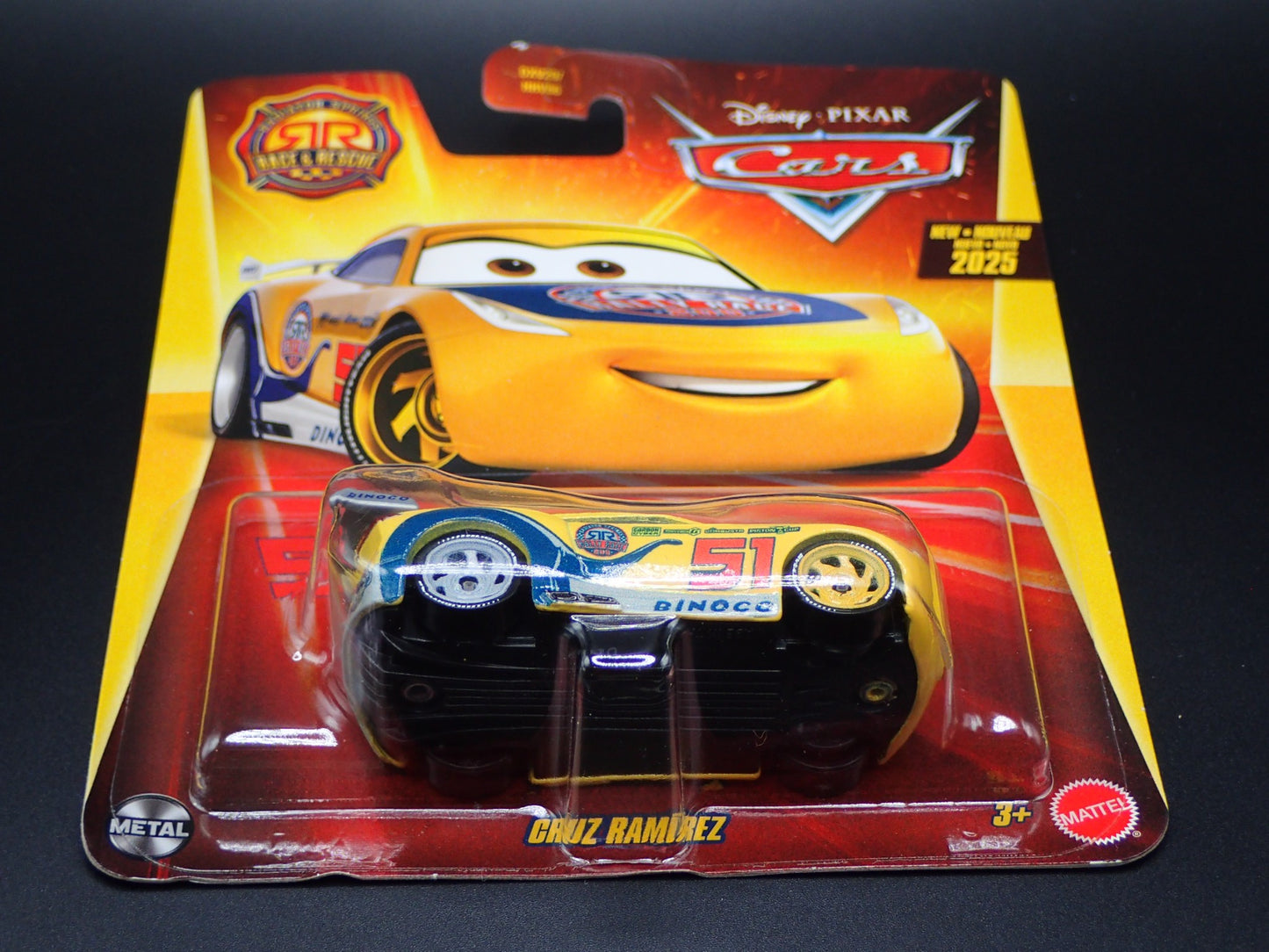2025 DISNEY PIXAR CARS CRUZ RAMIREZ RADIATOR SPRINGS RACE & RESCUE MATTEL RARE