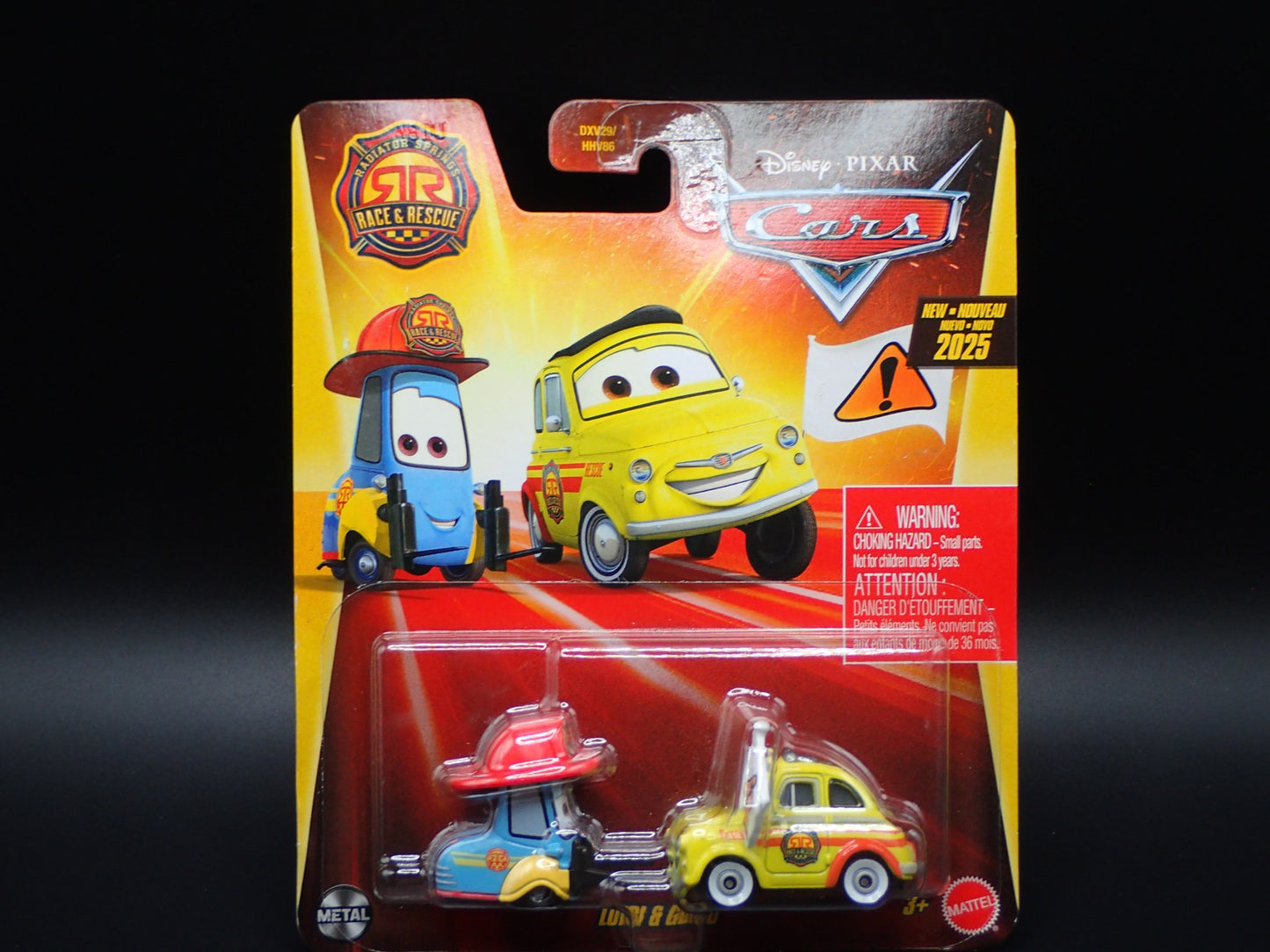 2025 DISNEY PIXAR CARS LUIGI & GUIDO RADIATOR SPRINGS RACE & RESCUE MATTEL RARE