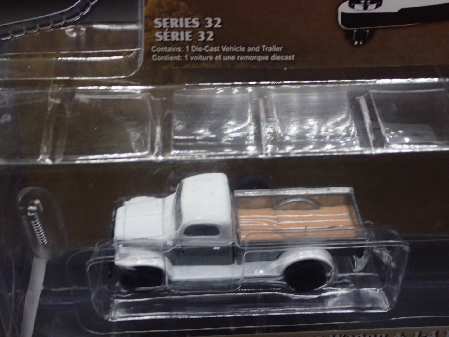 1950 DODGE POWER WAGON & CARGO TRAILER 2025 GREENLIGHT RAW CHASE HITCH & TOW 32