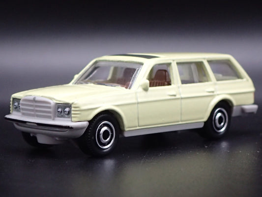 1978-1986 MERCEDES BENZ W123 STATION WAGON YELLOW 1:64 SCALE DIECAST MODEL CAR
