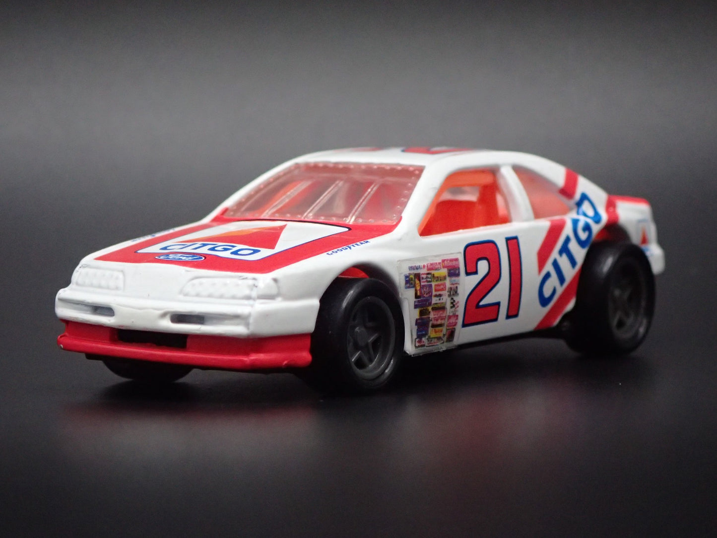 1994 94 FORD THUNDERBIRD 21 MORGAN SHEPHERD NASCAR 1:64 SCALE DIECAST MODEL CAR