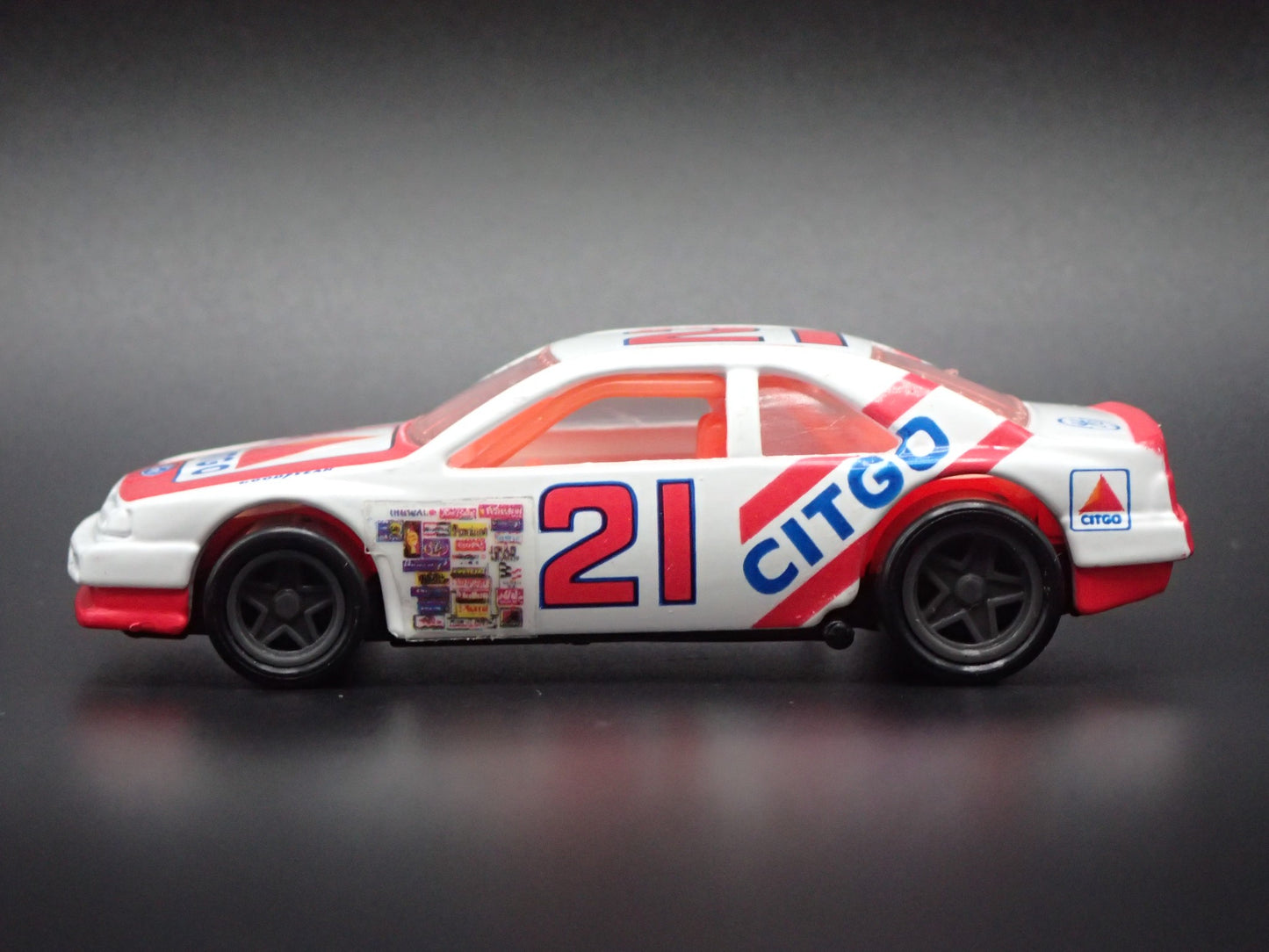 1994 94 FORD THUNDERBIRD 21 MORGAN SHEPHERD NASCAR 1:64 SCALE DIECAST MODEL CAR