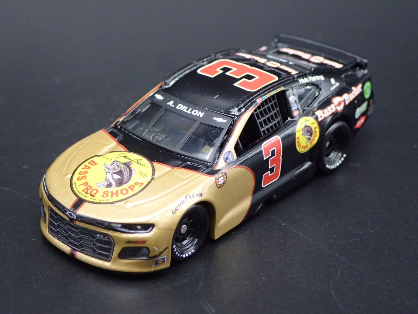 2021 21 CHEVY CAMARO ZL1 3 AUSTIN DILLON BASS PRO NASCAR 1:64 DIECAST MODEL CAR