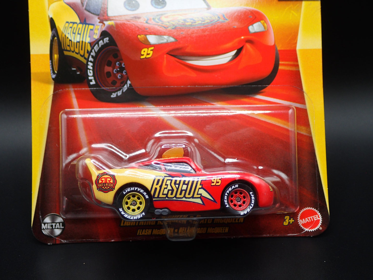 2025 DISNEY PIXAR CARS LIGHTNING MCQUEEN RADIATOR SPRINGS RACE & RESCUE MATTEL