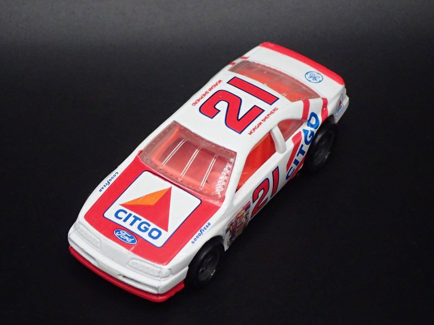 1994 94 FORD THUNDERBIRD 21 MORGAN SHEPHERD NASCAR 1:64 SCALE DIECAST MODEL CAR