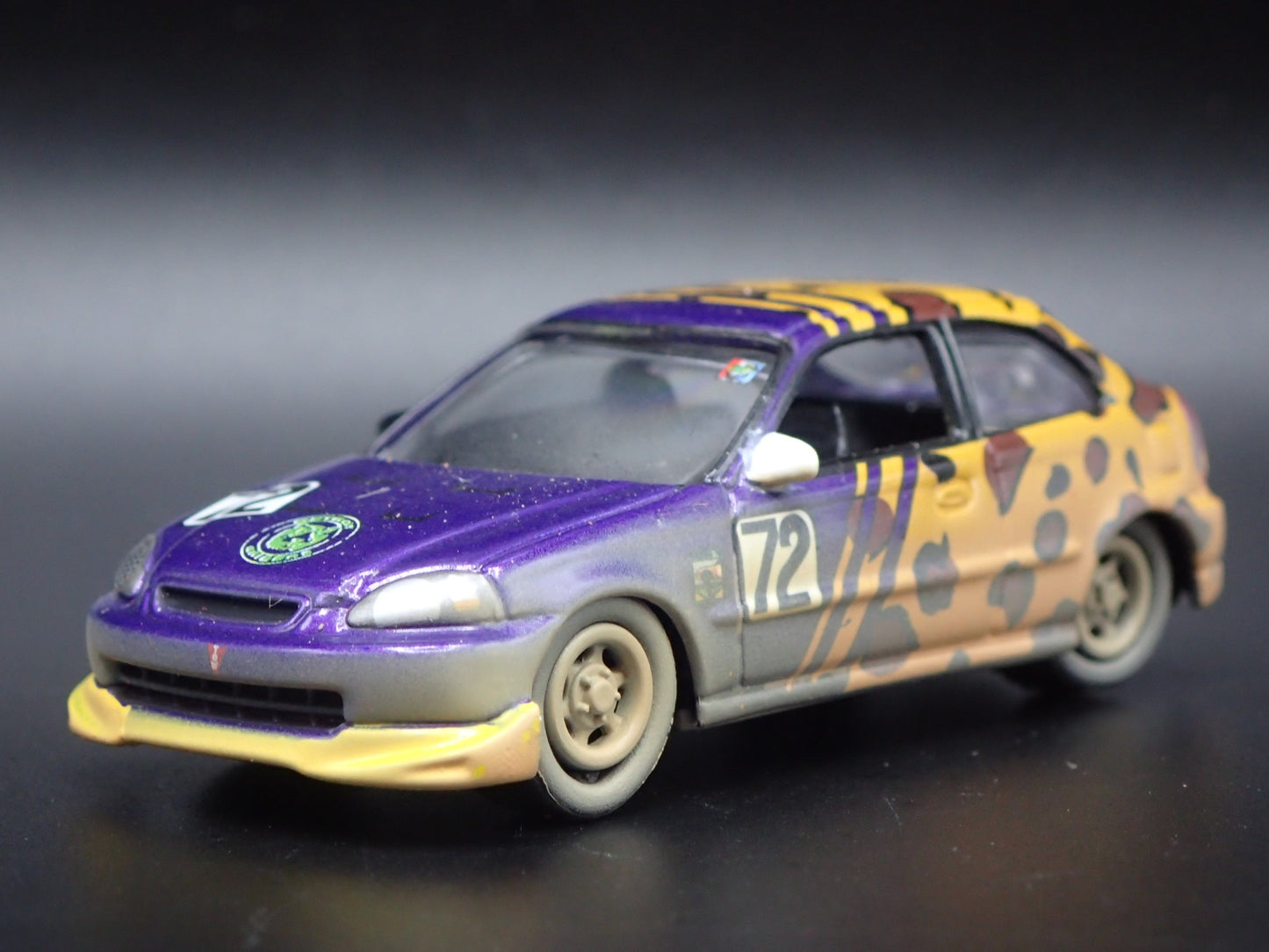 1996-2000 HONDA CIVIC HATCHBACK 24 HRS OF LEMONS 1/64 SCALE DIECAST MODEL CAR