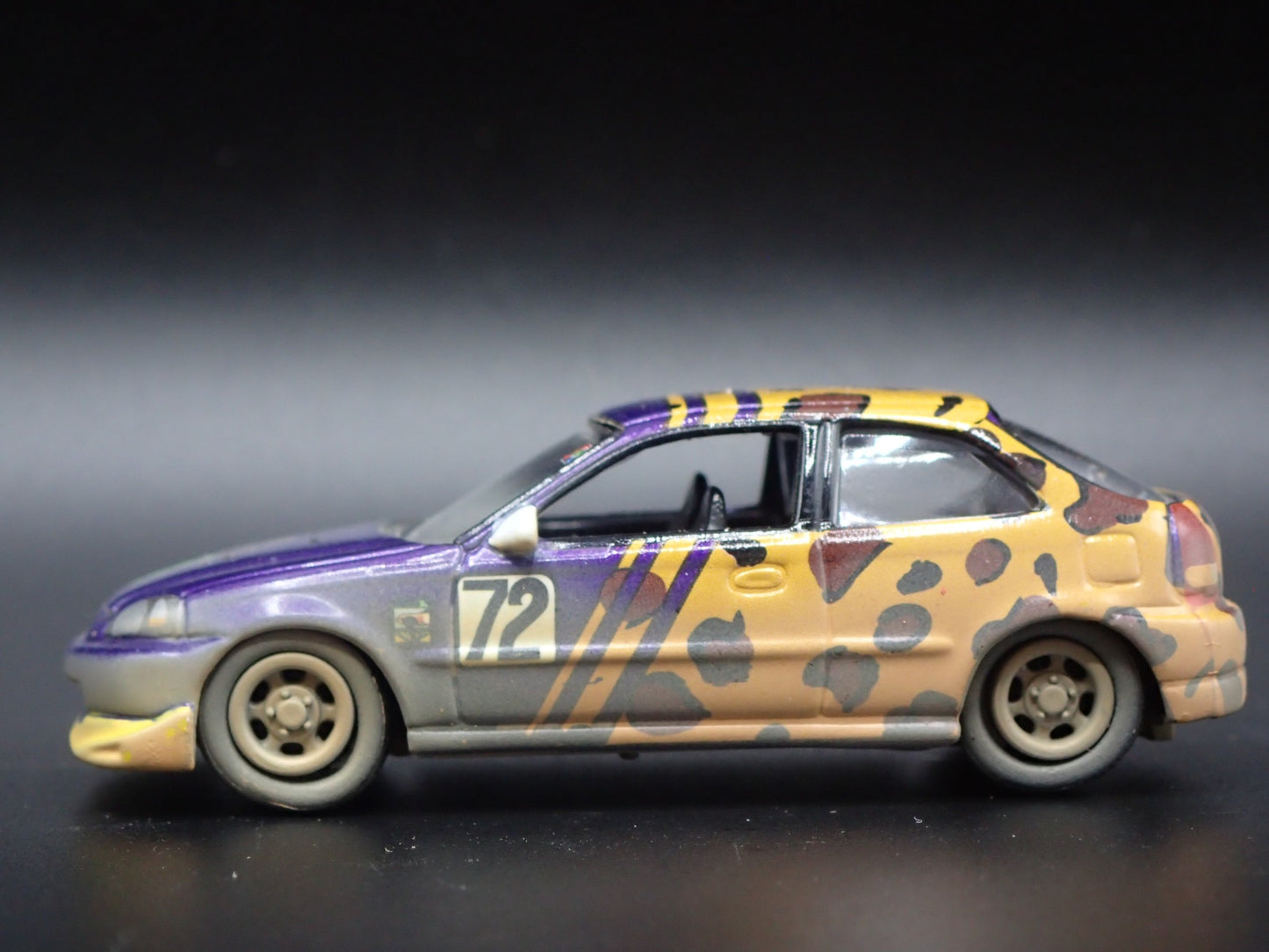 1996-2000 HONDA CIVIC HATCHBACK 24 HRS OF LEMONS 1/64 SCALE DIECAST MODEL CAR