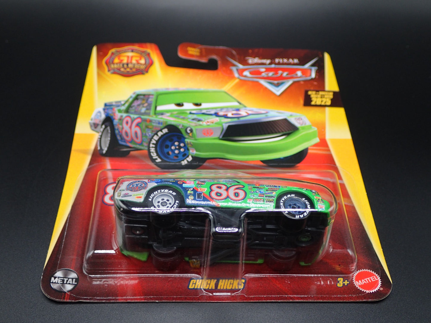 2025 DISNEY PIXAR CARS CHICK HICKS RADIATOR SPRINGS RACE & RESCUE MATTEL RARE