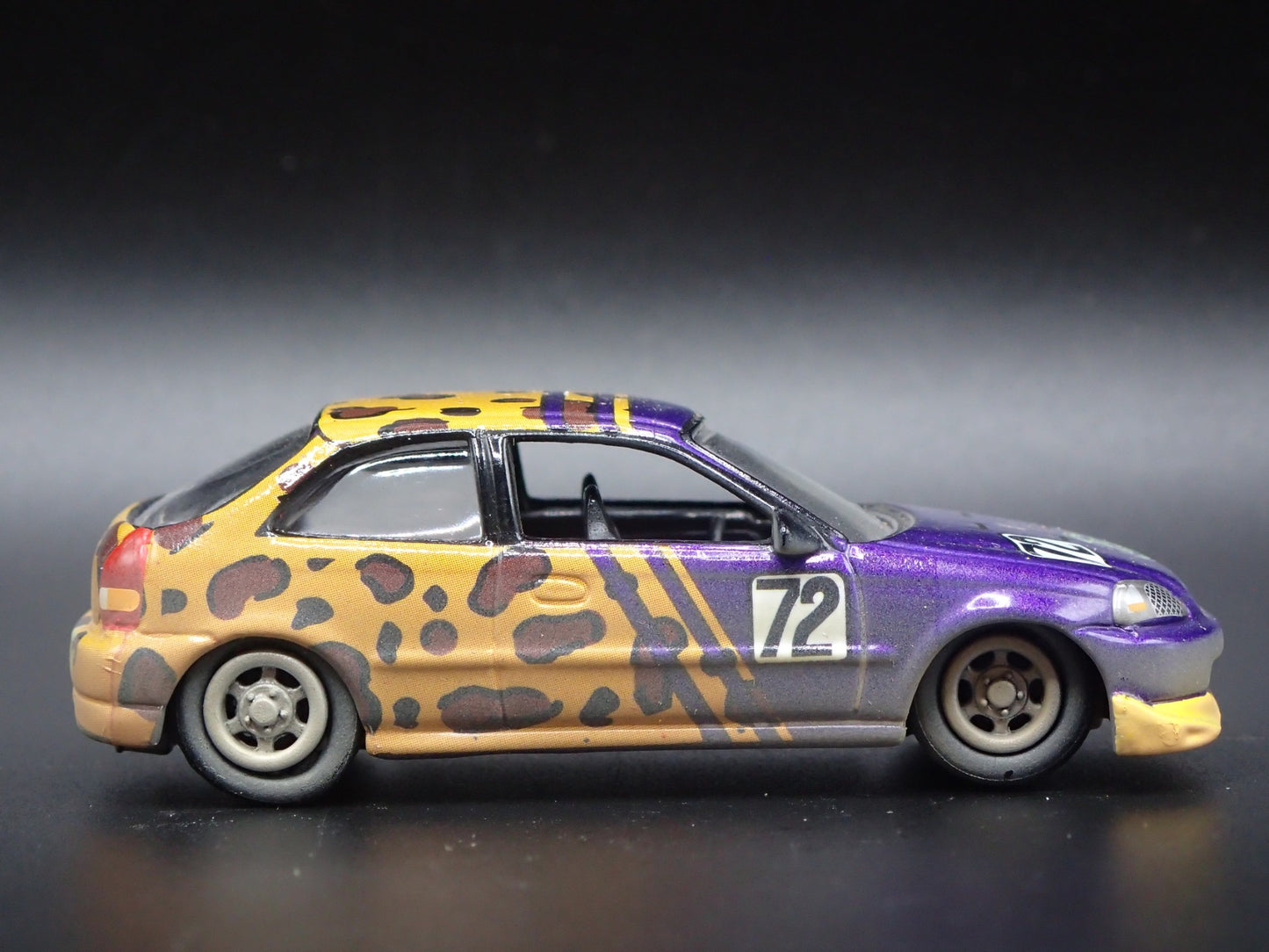 1996-2000 HONDA CIVIC HATCHBACK 24 HRS OF LEMONS 1/64 SCALE DIECAST MODEL CAR