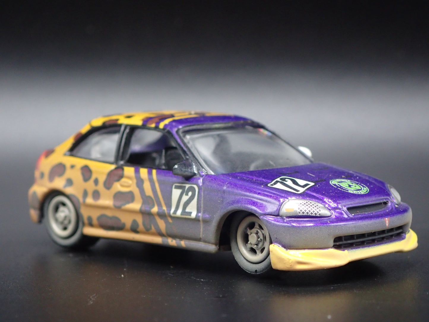 1996-2000 HONDA CIVIC HATCHBACK 24 HRS OF LEMONS 1/64 SCALE DIECAST MODEL CAR