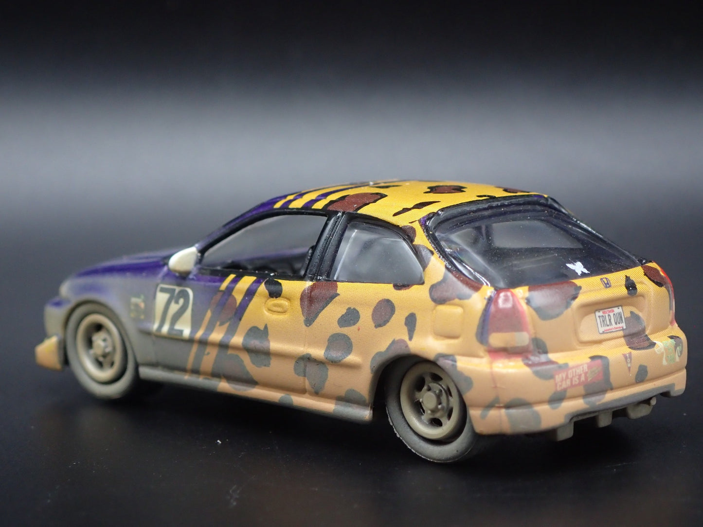 1996-2000 HONDA CIVIC HATCHBACK 24 HRS OF LEMONS 1/64 SCALE DIECAST MODEL CAR