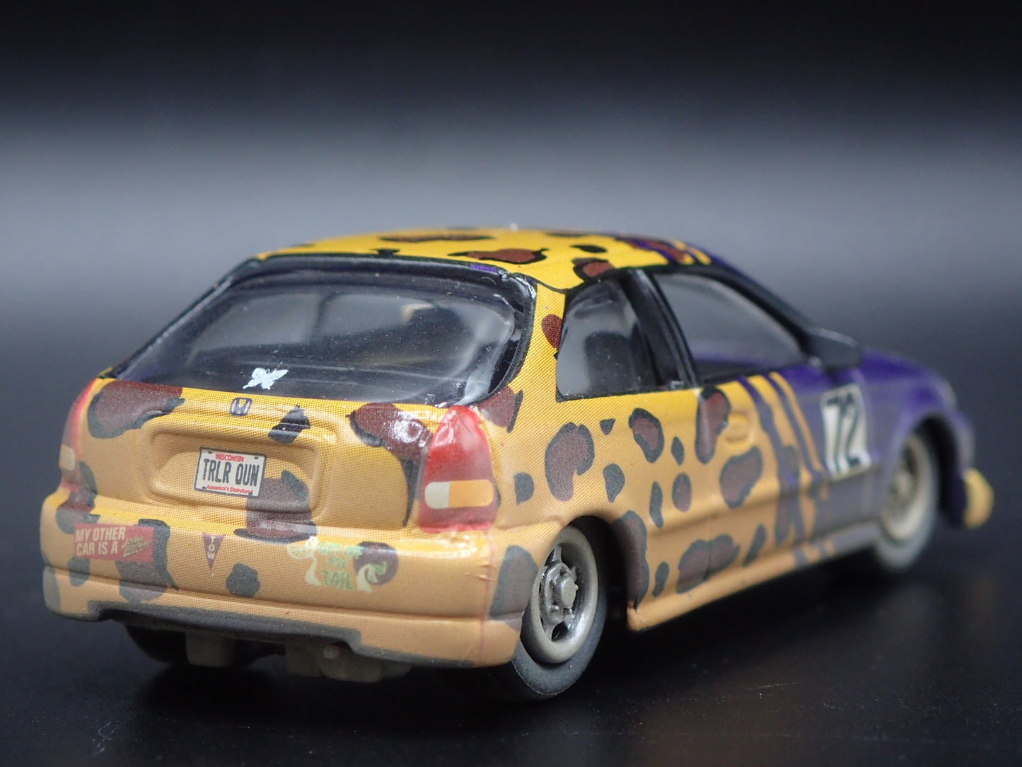 1996-2000 HONDA CIVIC HATCHBACK 24 HRS OF LEMONS 1/64 SCALE DIECAST MODEL CAR