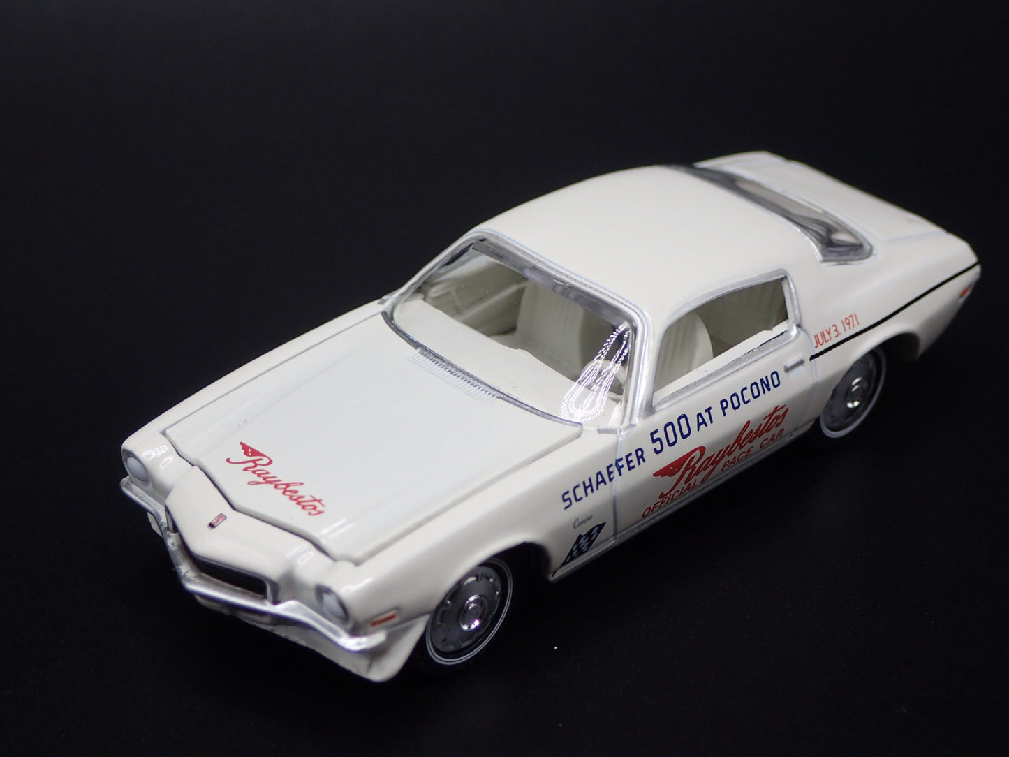 1971 71 CHEVY CHEVROLET CAMARO RAYBESTOS 500 POCONO 1:64 SCALE DIECAST MODEL CAR