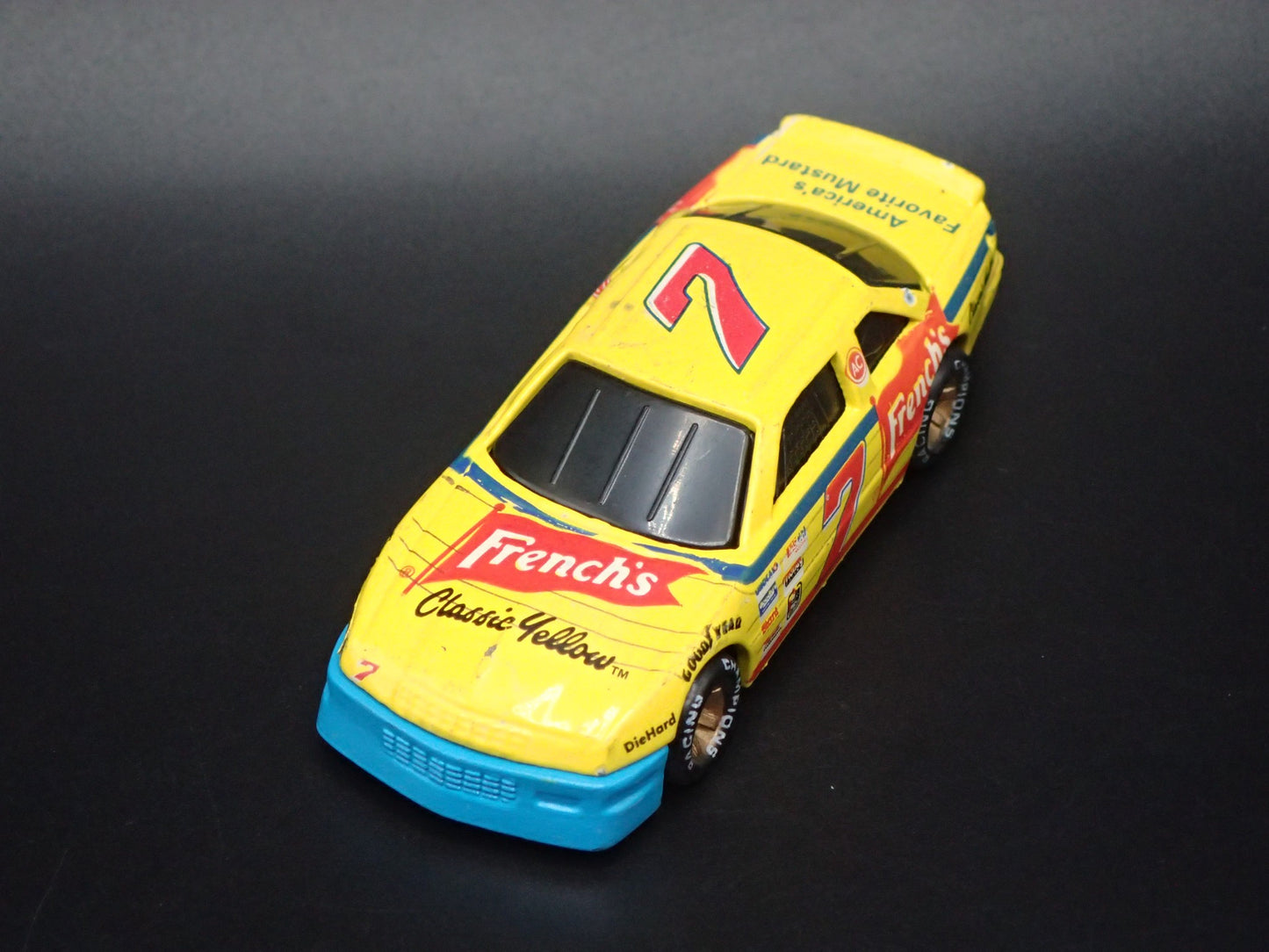1991 CHEVY LUMINA #7 HARRY GANT FRENCHS NASCAR 1:64 SCALE DIECAST MODEL CAR