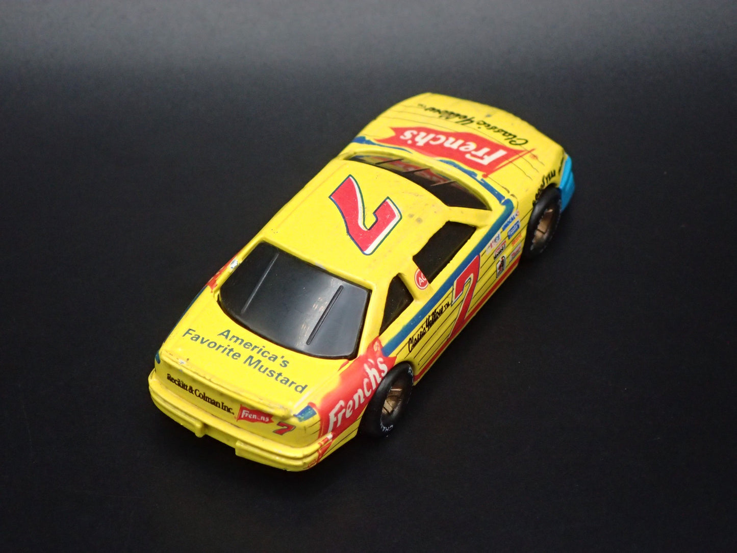 1991 CHEVY LUMINA #7 HARRY GANT FRENCHS NASCAR 1:64 SCALE DIECAST MODEL CAR