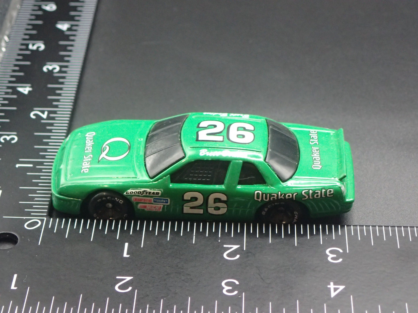 1991 91 BUICK REGAL 26 BRETT BODINE NASCAR 1:64 SCALE DIORAMA DIECAST MODEL CAR