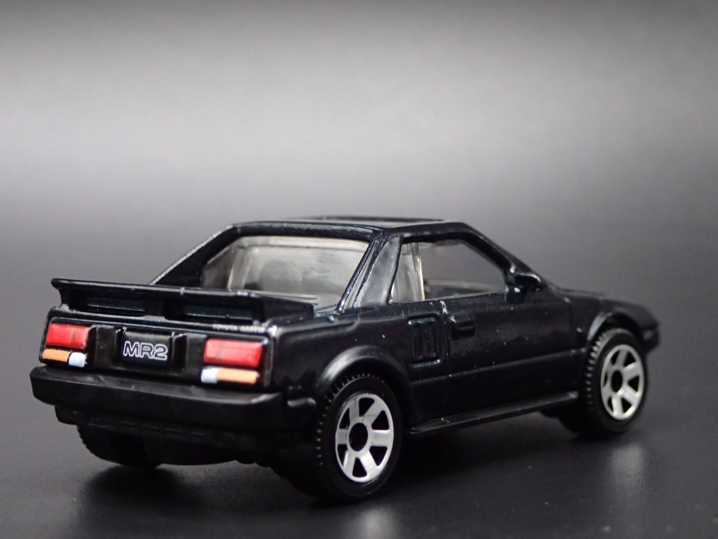 1984-1989 TOYOTA MR2 LIGHTS DOWN BLUE 1/64 SCALE COLLECTIBLE DIECAST MODEL CAR