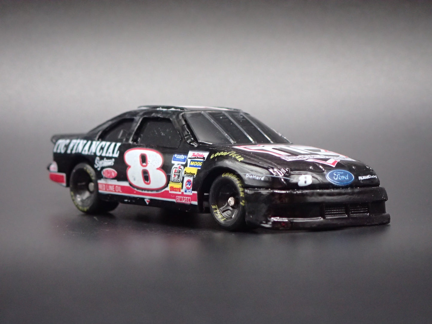 1994 94 FORD THUNDERBIRD 8 KENNY WALLACE TIC NASCAR 1:64 SCALE DIECAST MODEL CAR