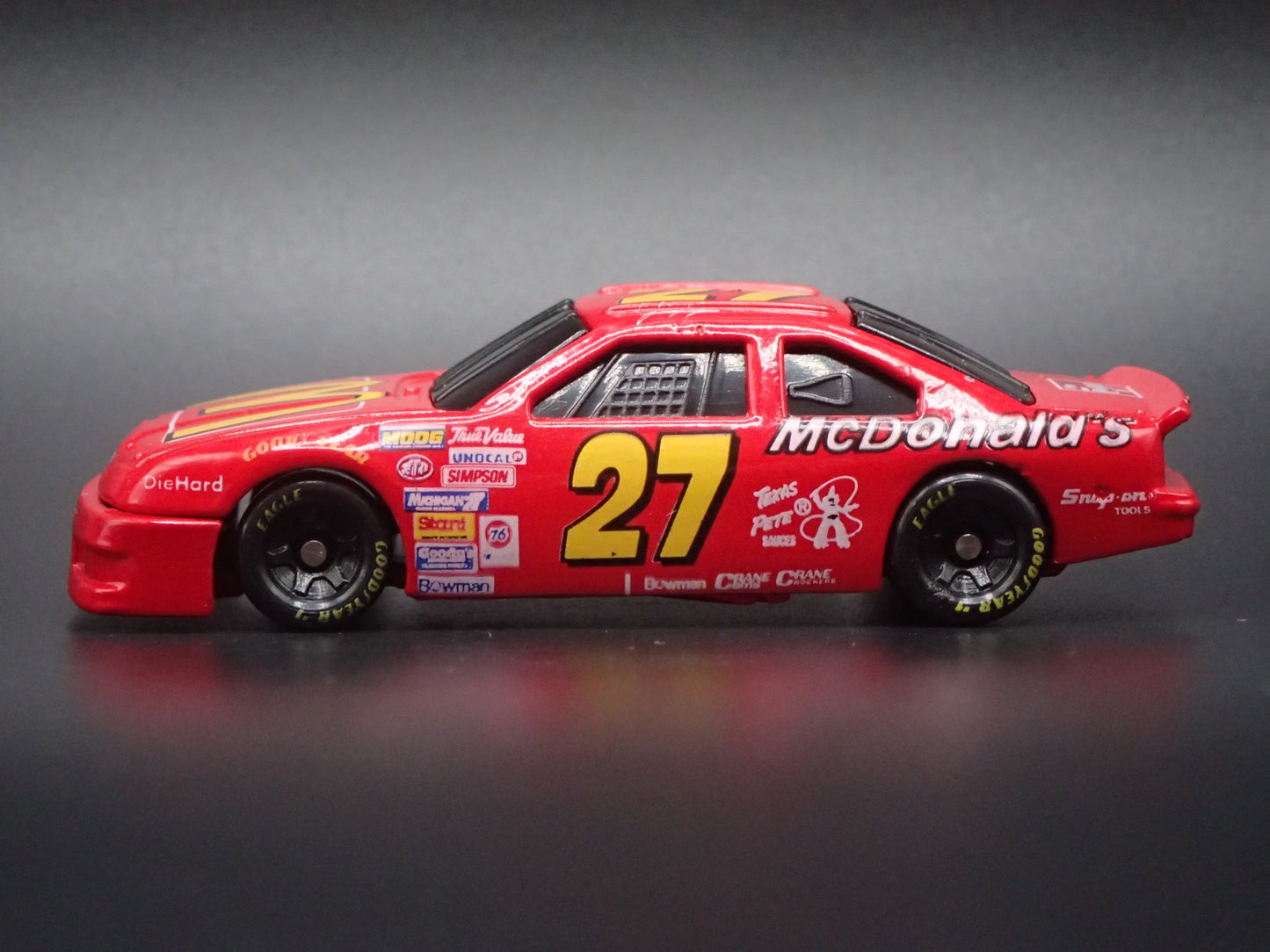 1994 94 FORD THUNDERBIRD 27 JIMMY SPENCER NASCAR 1:64 SCALE DIECAST MODEL CAR