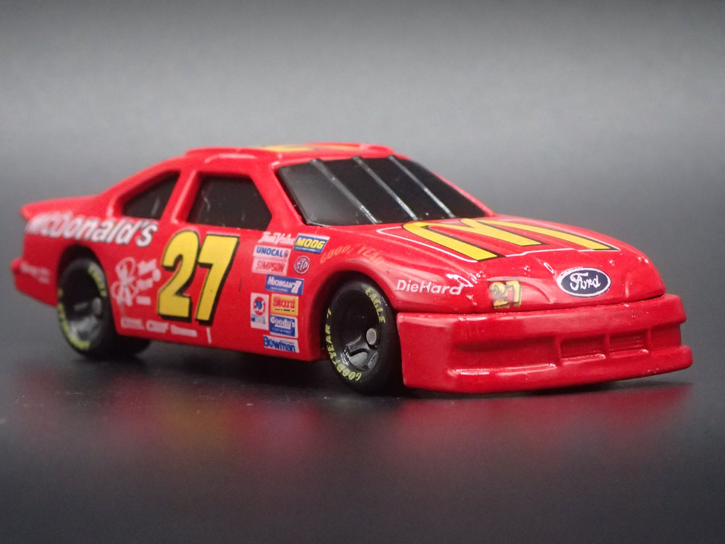 1994 94 FORD THUNDERBIRD 27 JIMMY SPENCER NASCAR 1:64 SCALE DIECAST MODEL CAR