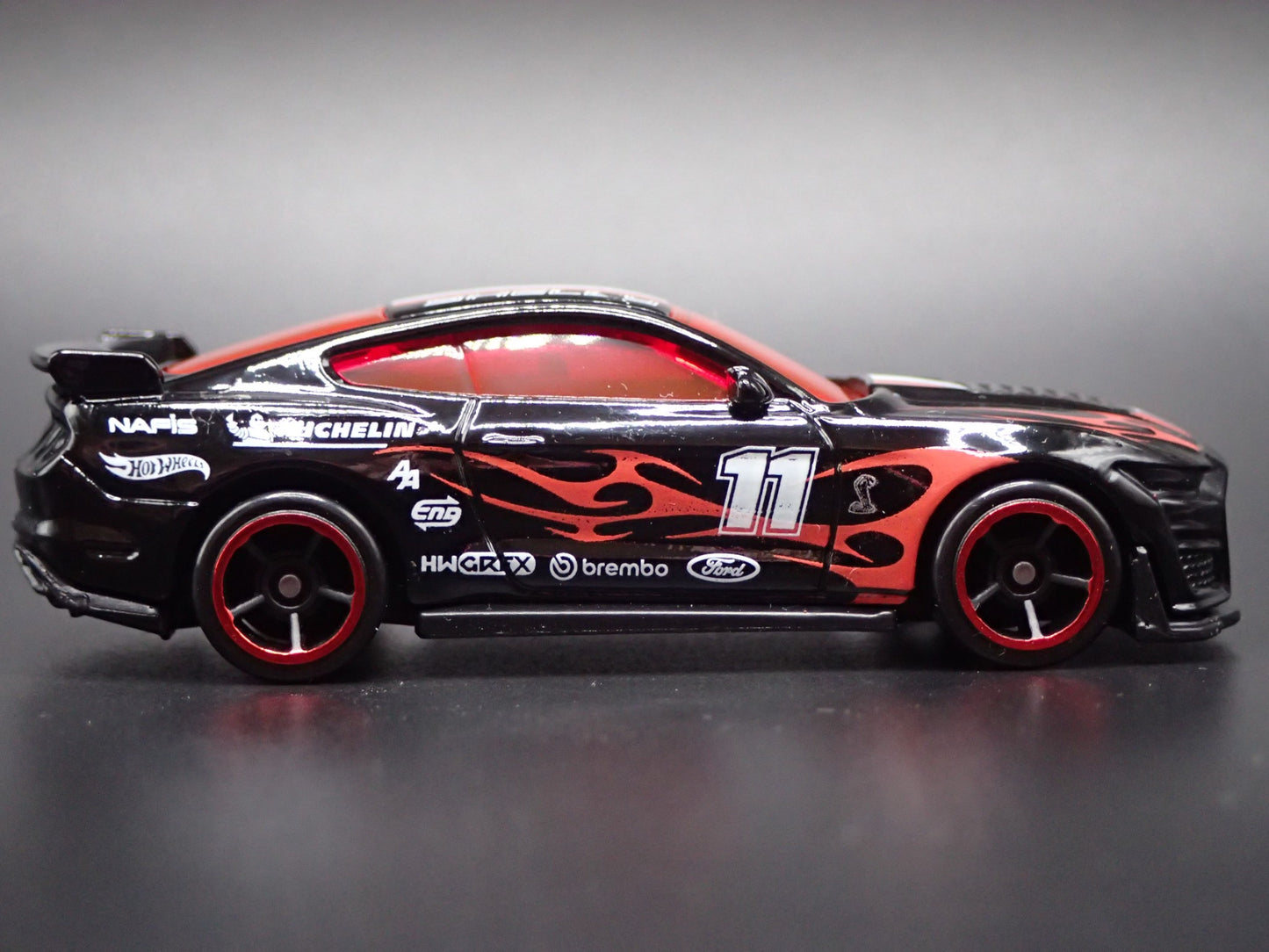 2015-2023 FORD MUSTANG SHELBY GT500 BLACK 1/64 SCALE DIORAMA DIECAST MODEL CAR