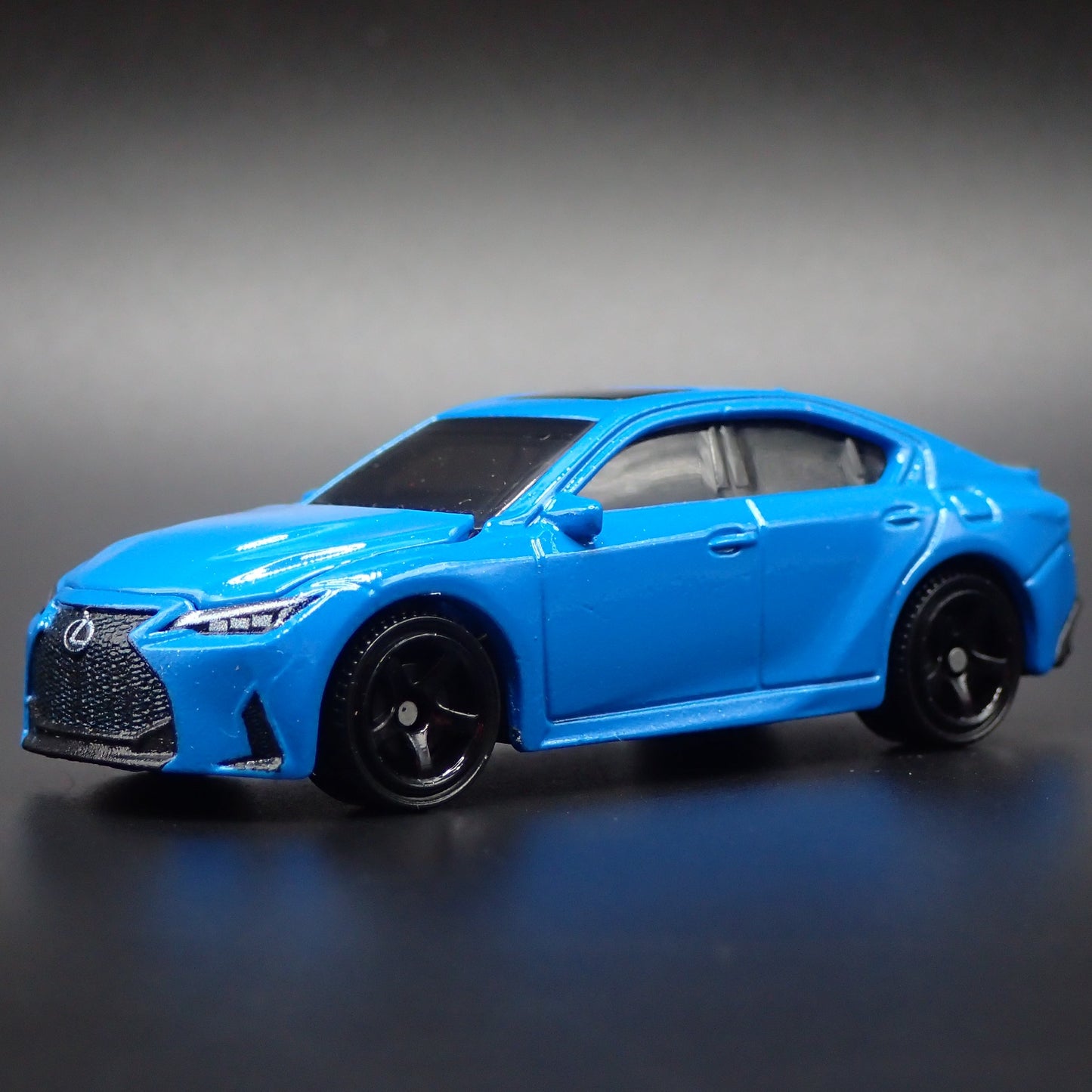 2022-2025 LEXUS IS 500 F SPORT BLUE 4 DOOR 1/64 SCALE DIORAMA DIECAST MODEL CAR