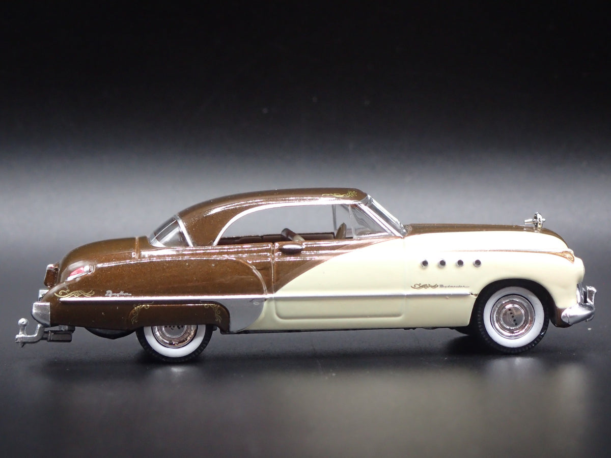 1949 49 BUICK ROADMASTER HARDTOP WITH HITCH 1/64 SCALE DIORAMA MODEL CAR-Burning Rubber Toy Company