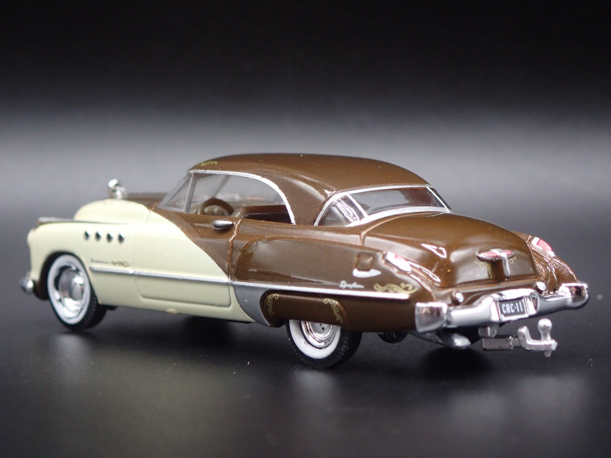 1949 49 BUICK ROADMASTER HARDTOP WITH HITCH 1/64 SCALE DIORAMA MODEL CAR-Burning Rubber Toy Company