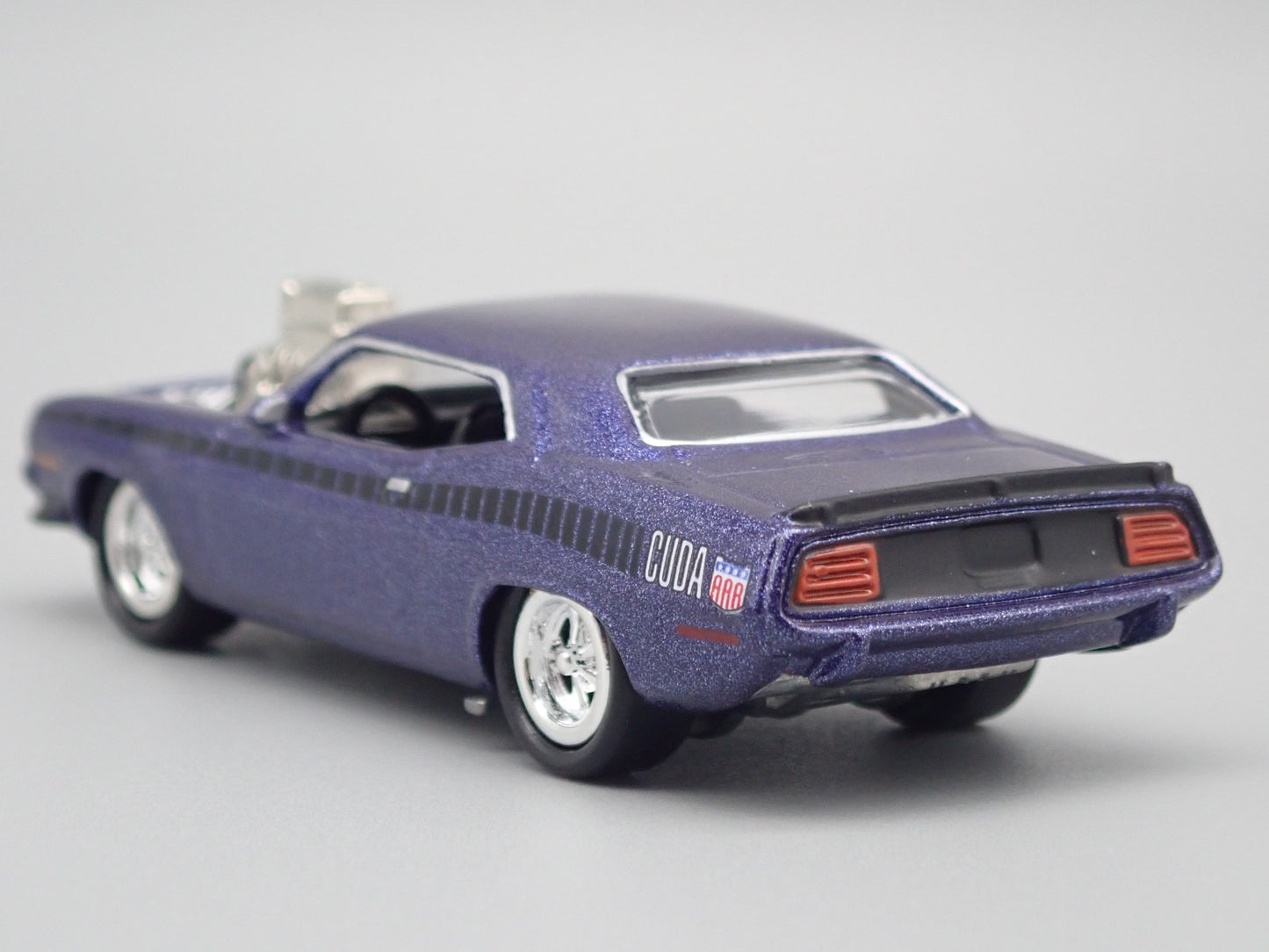 1970 70 PLYMOUTH AAR CUDA PURPLE 1:64 SCALE COLLECTIBLE DIECAST MODEL CAR