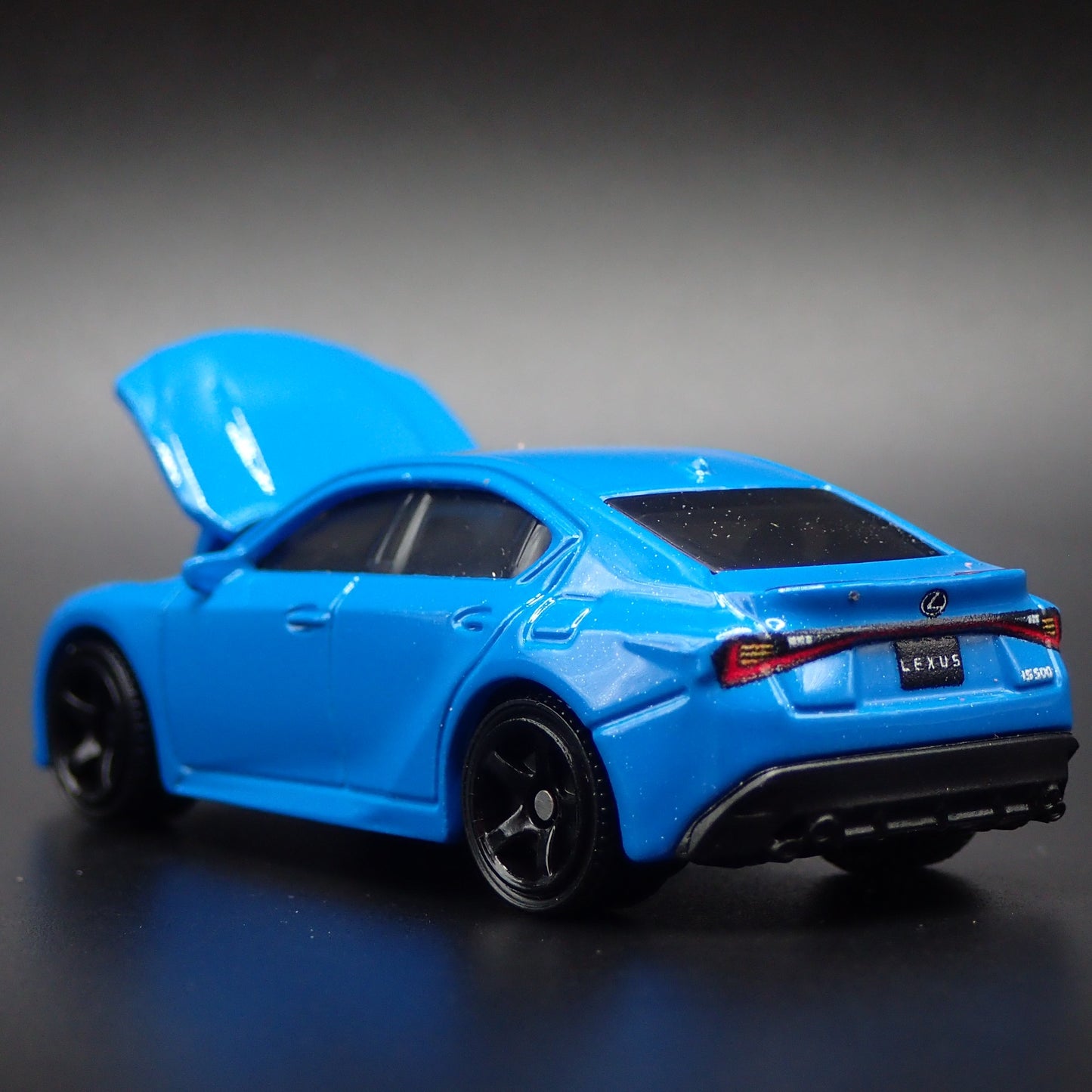 2022-2025 LEXUS IS 500 F SPORT BLUE 4 DOOR 1/64 SCALE DIORAMA DIECAST MODEL CAR