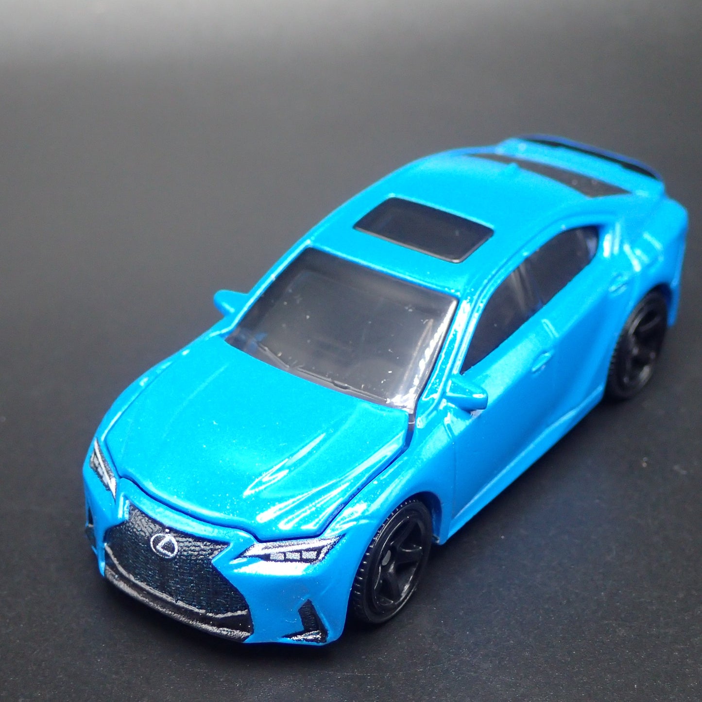 2022-2025 LEXUS IS 500 F SPORT BLUE 4 DOOR 1/64 SCALE DIORAMA DIECAST MODEL CAR